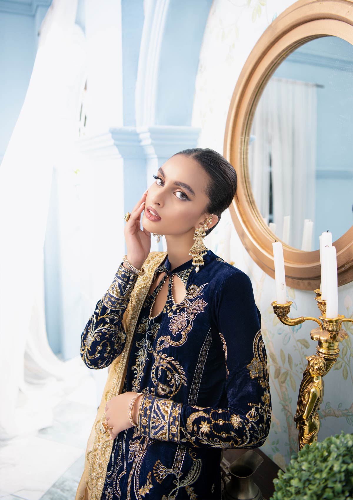 MON AMOUR - LOOK 06 | AIK Atelier Mon Amour Velvet 2021 Unstitched Embroidered Velvet Suits