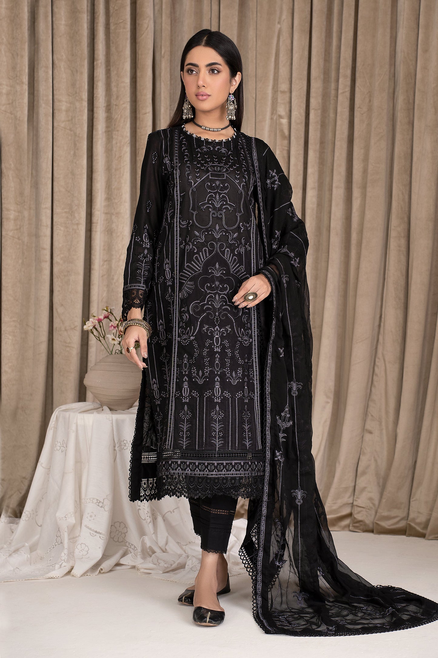 ZEL 10 Dark Aura | Zarif Unstitched Lawn | Eid Ul Adha Collection23