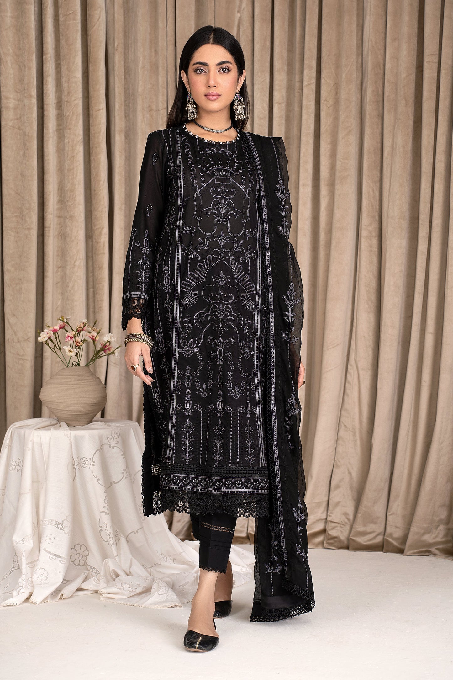 ZEL 10 Dark Aura | Zarif Unstitched Lawn | Eid Ul Adha Collection23