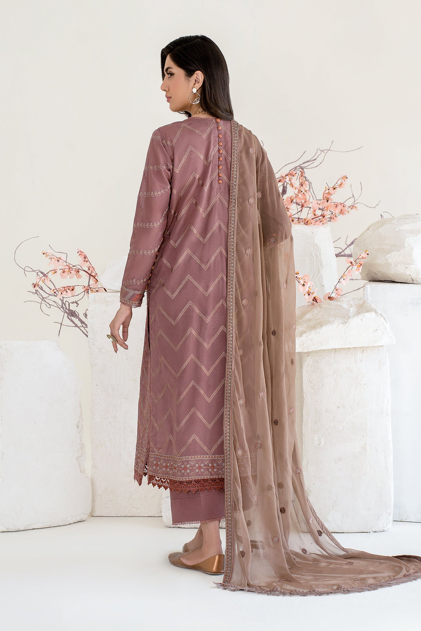 ZEL 09 Tea Pink| Zarif Unstitched Lawn | Eid Ul Adha Collection23