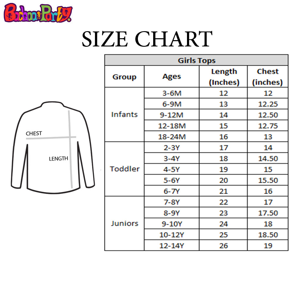 Infant Girls Casual Top Out Lines-Blue | Bachaa Party Baby Clothes Girls Tops & T-Shirts