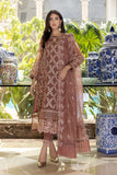 Glittery Rose | Azure Luxe Embroidered 3pcs Collections 2023