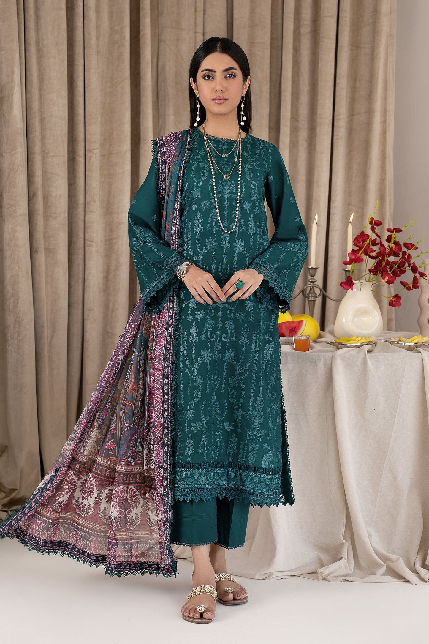 ZEL 05 Emerald| Zarif Unstitched Lawn | Eid Ul Adha Collection23
