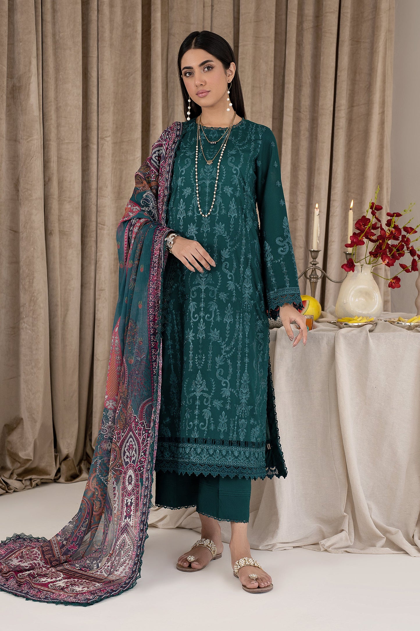ZEL 05 Emerald| Zarif Unstitched Lawn | Eid Ul Adha Collection23