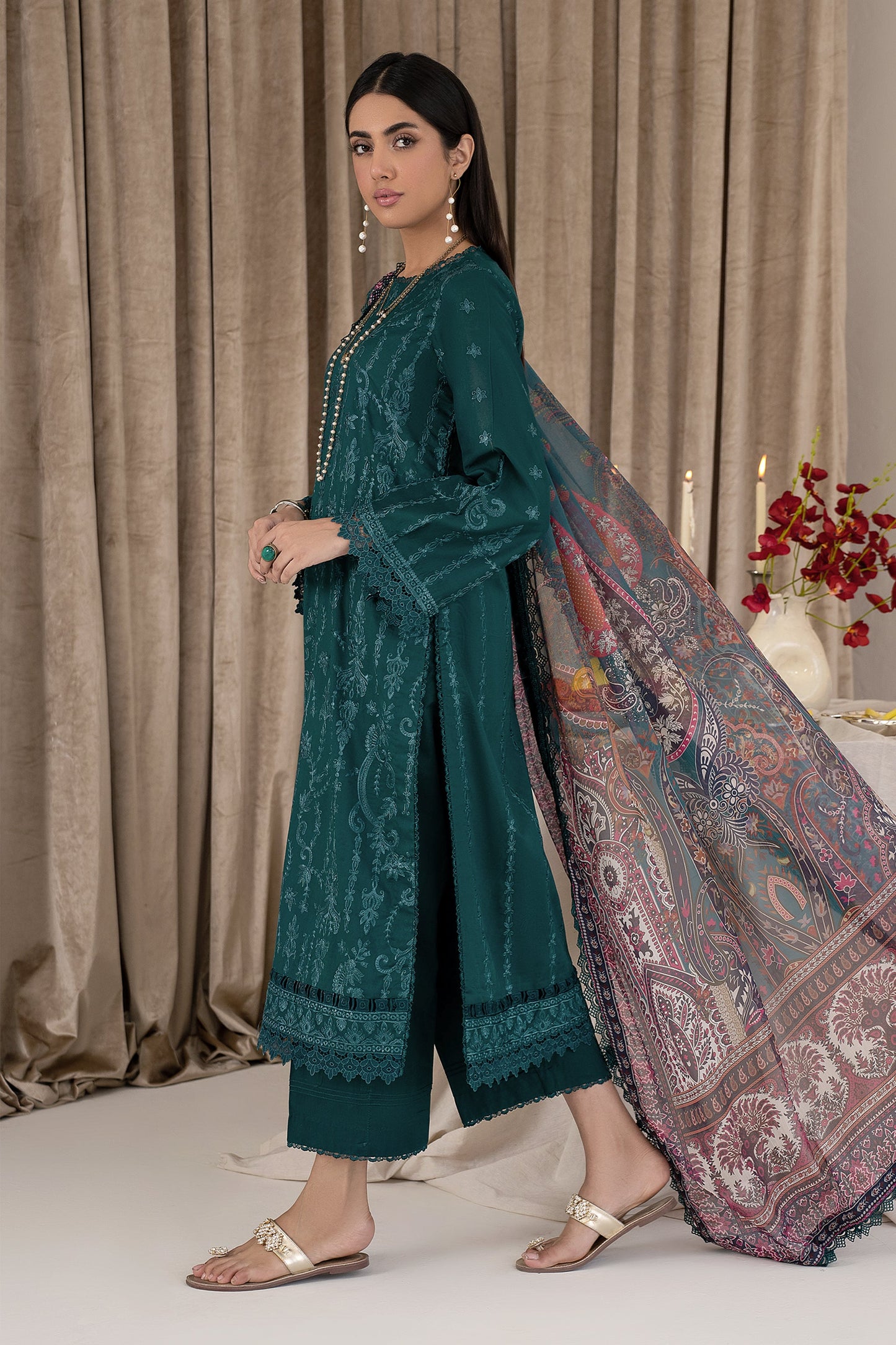 ZEL 05 Emerald| Zarif Unstitched Lawn | Eid Ul Adha Collection23