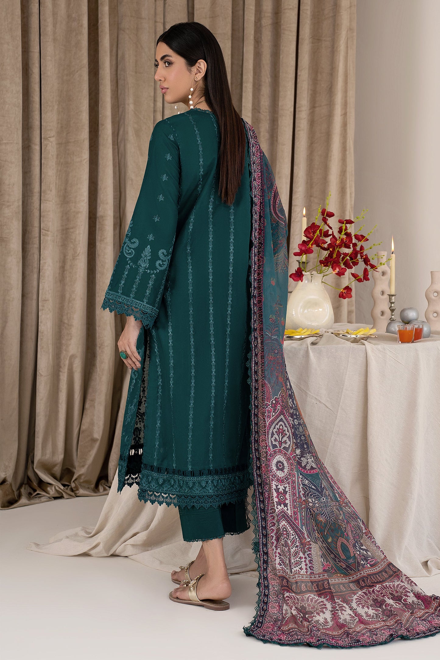 ZEL 05 Emerald| Zarif Unstitched Lawn | Eid Ul Adha Collection23