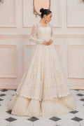 LF-PN-123-A-White | MariaB M.Luxe Fabrics | Unstitched Embroidered Fabric