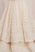 LF-PN-123-A-White | MariaB M.Luxe Fabrics | Unstitched Embroidered Fabric