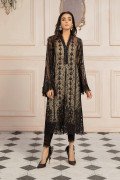 LF-PN-123-B-Black | MariaB M.Luxe Fabrics | Unstitched Embroidered Fabric