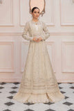 LF-PO-102-B-White | MariaB M.Luxe Fabrics | Unstitched Embroidered Fabric