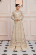 LF-PO-102-B-White | MariaB M.Luxe Fabrics | Unstitched Embroidered Fabric