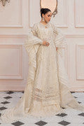 LF-PO-102-B-White | MariaB M.Luxe Fabrics | Unstitched Embroidered Fabric