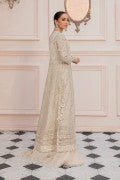 LF-PO-102-B-White | MariaB M.Luxe Fabrics | Unstitched Embroidered Fabric