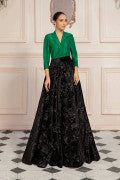 LF-VT-119-A-Black | MariaB M.Luxe Fabrics | Unstitched Embroidered Fabric