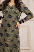 LF-ZN-103-A-Black | MariaB M.Luxe Fabrics | Unstitched Embroidered Fabric