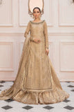 LF-ZN-120-A-Golden | MariaB M.Luxe Fabrics | Unstitched Embroidered Fabric