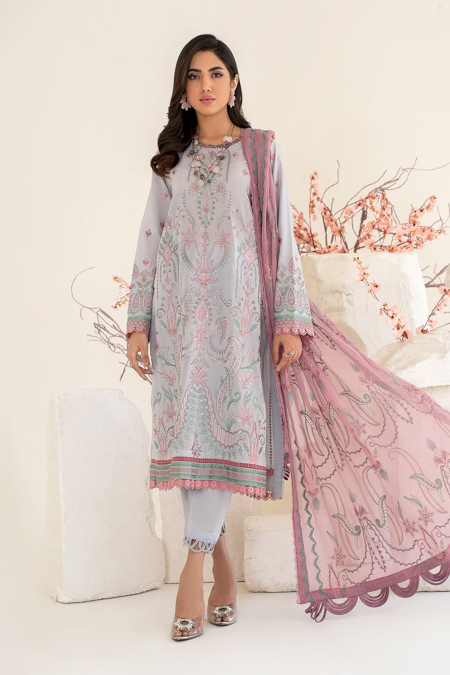 ZEL 04 Izel | Zarif Unstitched Lawn | Eid Ul Adha Collection23