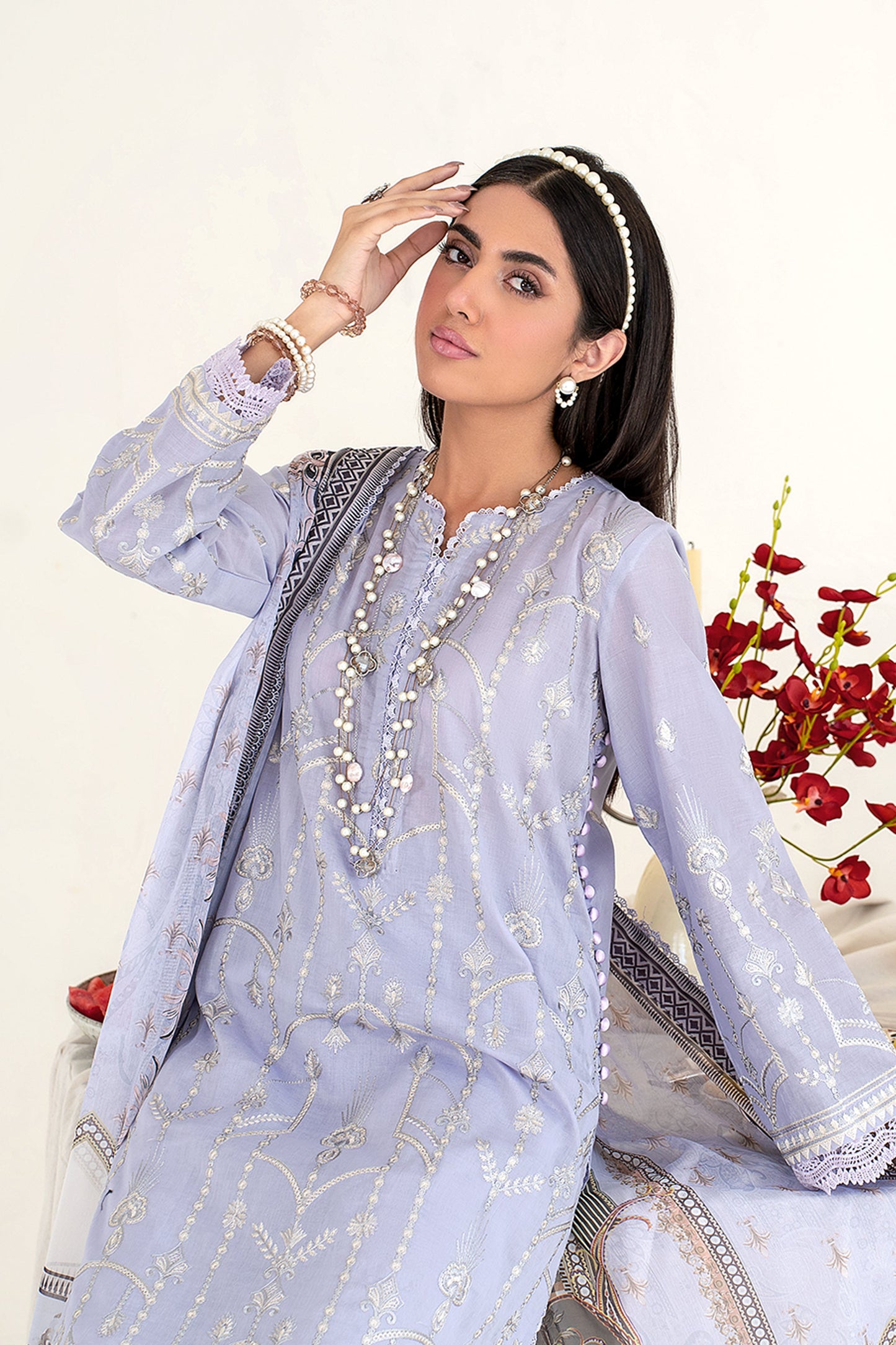 ZEL 06 Water Lily| Zarif Unstitched Lawn | Eid Ul Adha Collection23