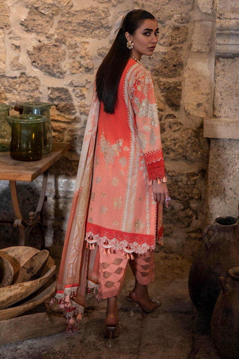 M221-010A-CI | Sana Safinaz Muzlin Spring Collection 2022 Vol 1 | Unstitched Printed Lawn Suits