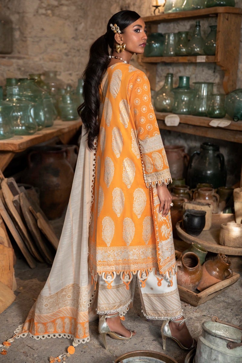 M221-011A-CU | Sana Safinaz Muzlin Spring Collection 2022 Vol 1 | Unstitched Printed Lawn Suits