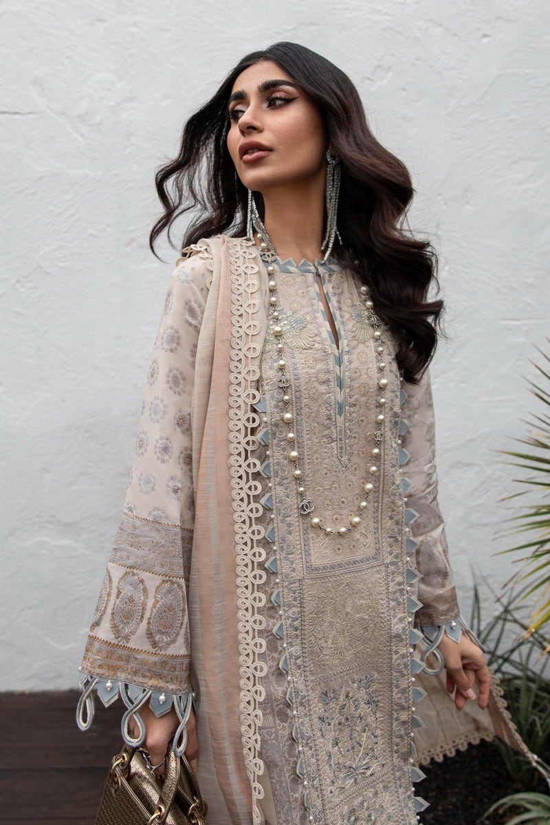 M221-011B-CU | Sana Safinaz Muzlin Spring Collection 2022 Vol 1 | Unstitched Printed Lawn Suits