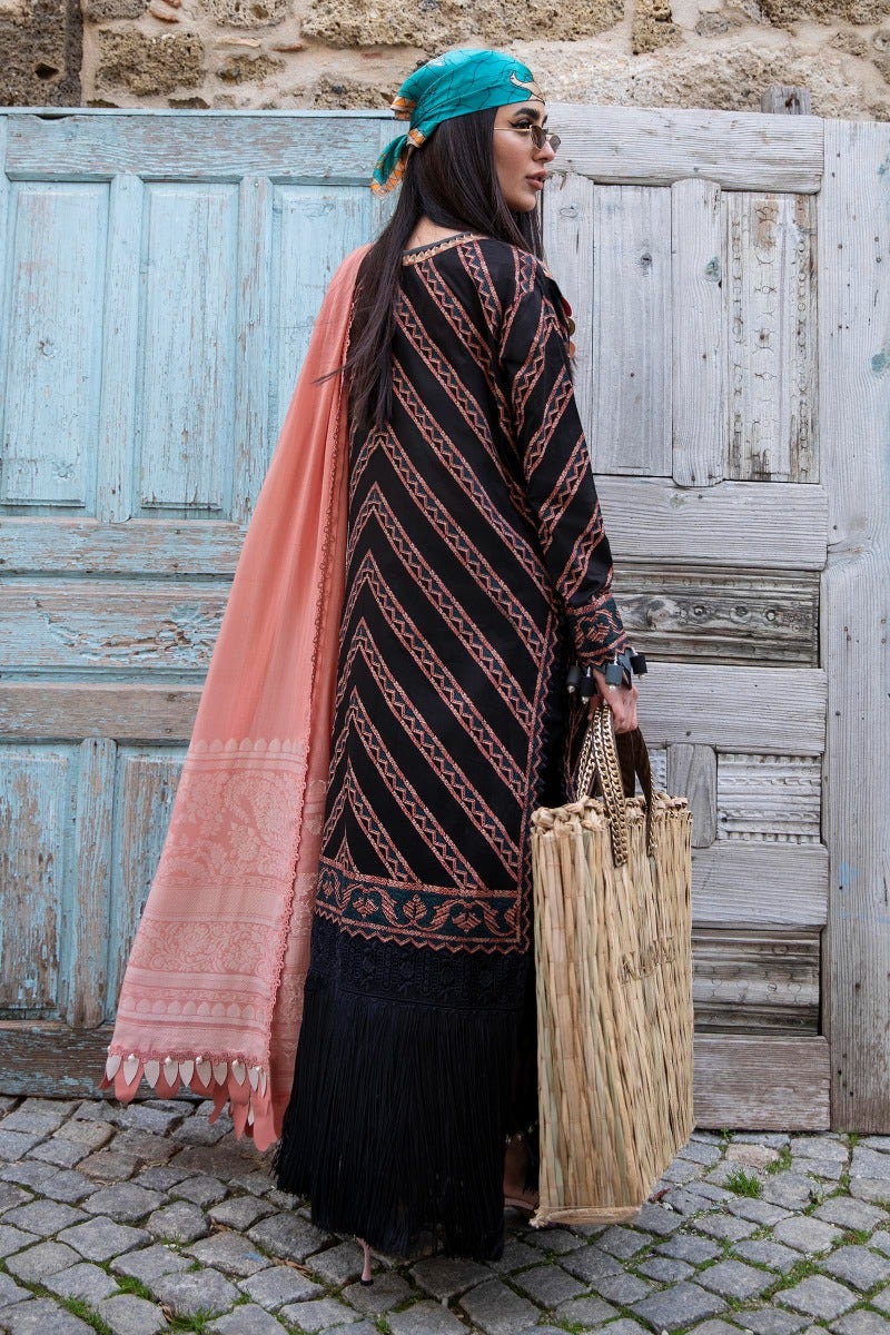 M221-012A-CM | Sana Safinaz Muzlin Spring Collection 2022 Vol 1 | Unstitched Printed Lawn Suits