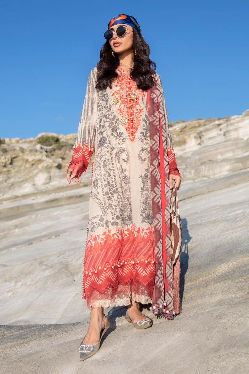 M221-013B-CI | Sana Safinaz Muzlin Spring Collection 2022 Vol 1 | Unstitched Printed Lawn Suits