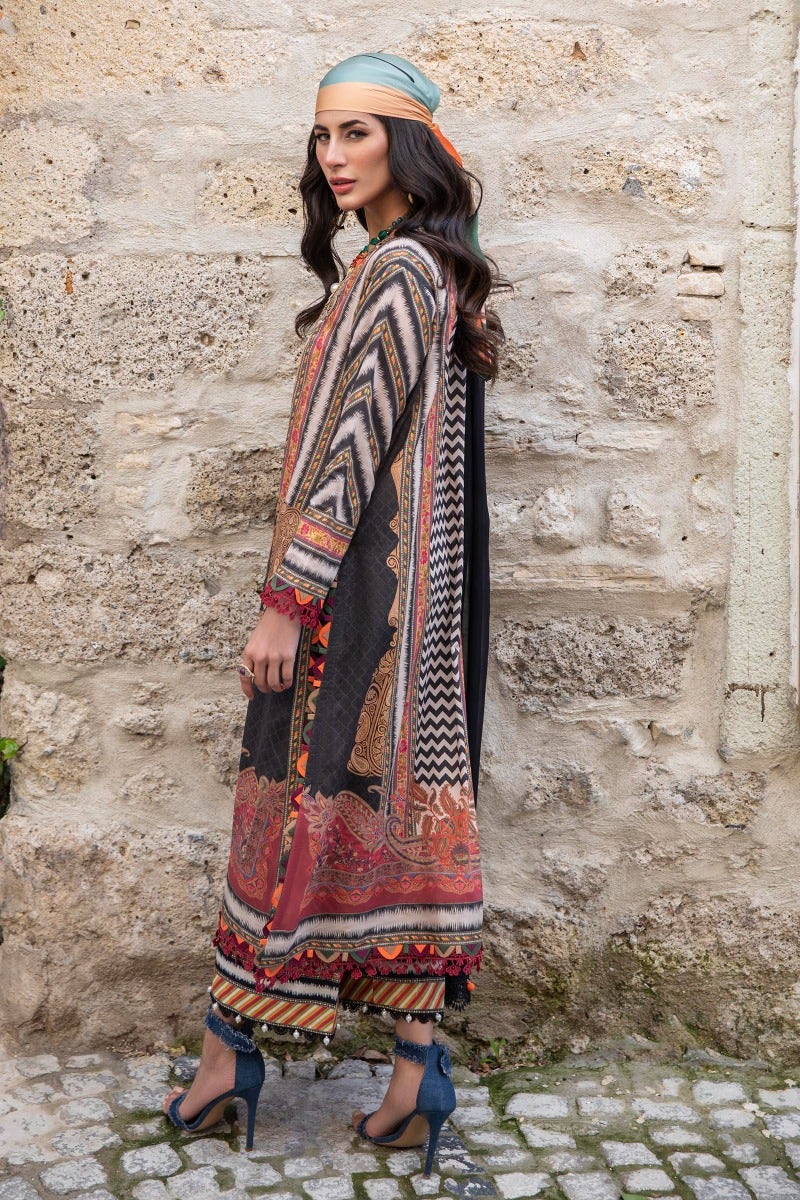 M221-014B-CI | Sana Safinaz Muzlin Spring Collection 2022 Vol 1 | Unstitched Printed Lawn Suits