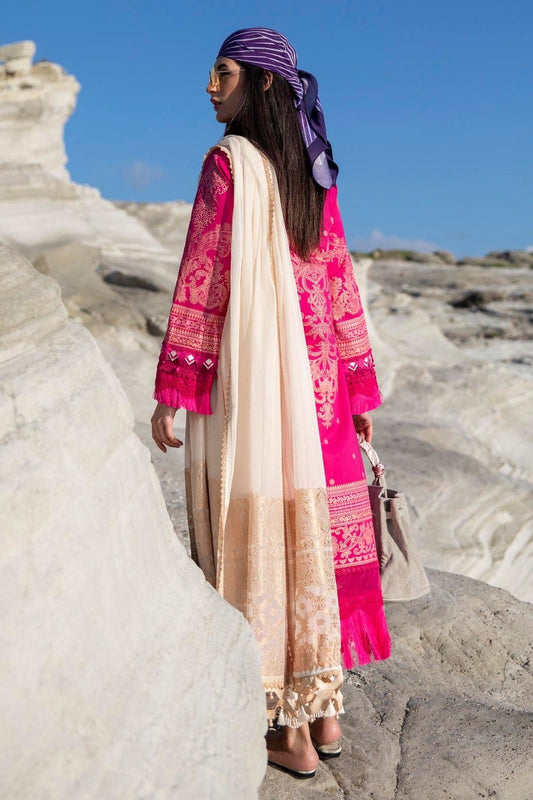 M221-001A-CM | Sana Safinaz Muzlin Spring Collection 2022 Vol 1 | Unstitched Printed Lawn Suits