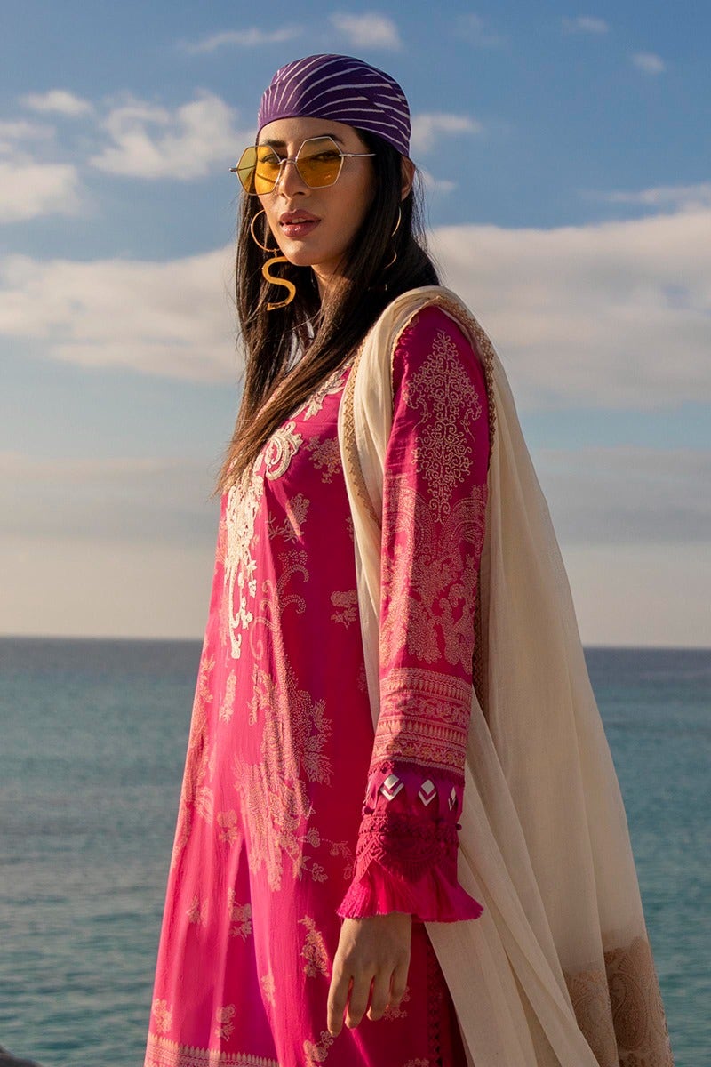 M221-001A-CM | Sana Safinaz Muzlin Spring Collection 2022 Vol 1 | Unstitched Printed Lawn Suits