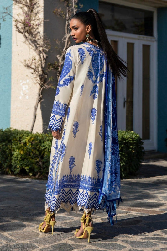 M221-002B-CI | Sana Safinaz Muzlin Spring Collection 2022 Vol 1 | Unstitched Printed Lawn Suits