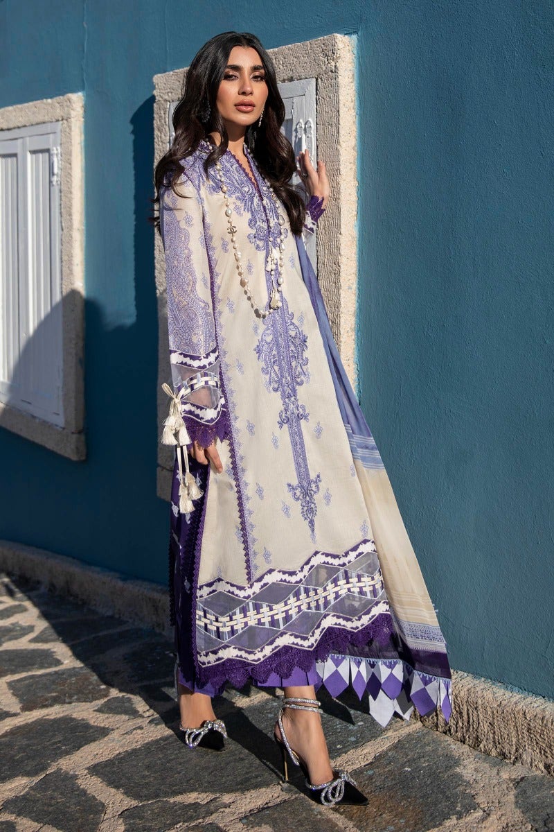 M221-003A-CI | Sana Safinaz Muzlin Spring Collection 2022 Vol 1 | Unstitched Printed Lawn Suits