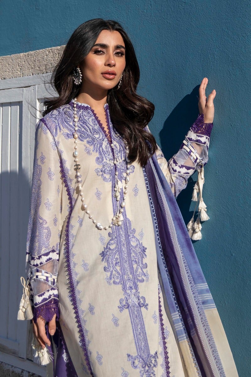 M221-003A-CI | Sana Safinaz Muzlin Spring Collection 2022 Vol 1 | Unstitched Printed Lawn Suits