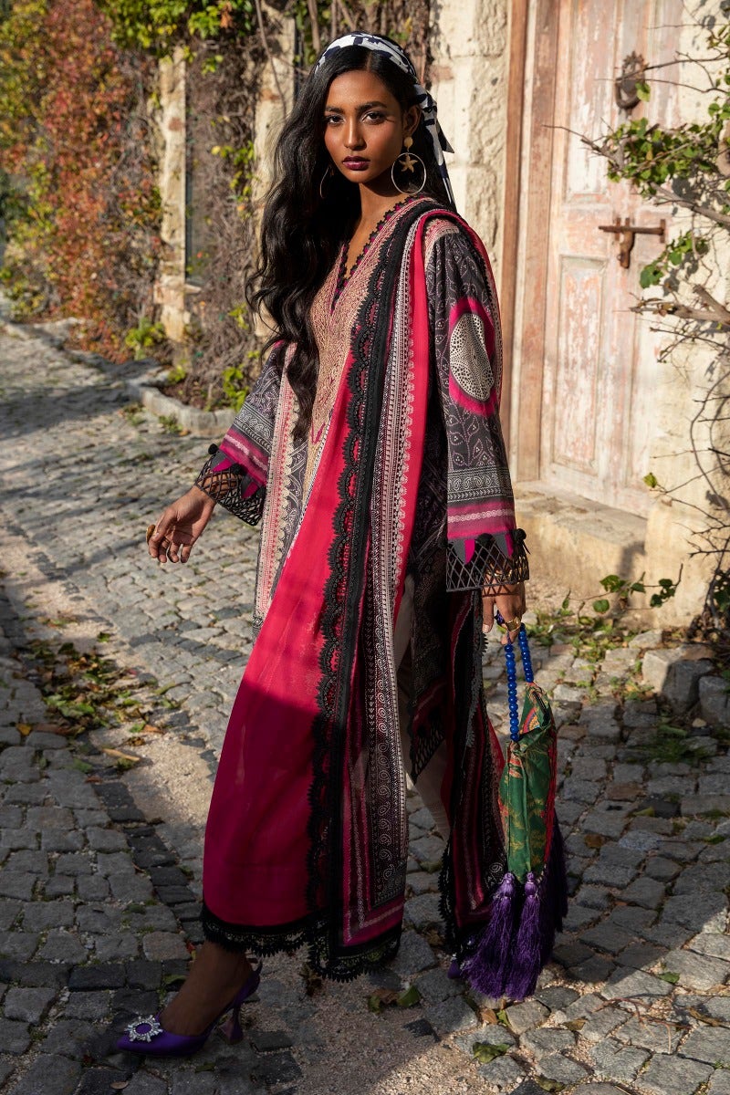 M221-004A-CI | Sana Safinaz Muzlin Spring Collection 2022 Vol 1 | Unstitched Printed Lawn Suits