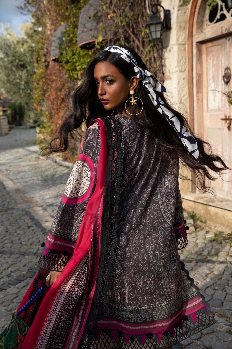 M221-004A-CI | Sana Safinaz Muzlin Spring Collection 2022 Vol 1 | Unstitched Printed Lawn Suits