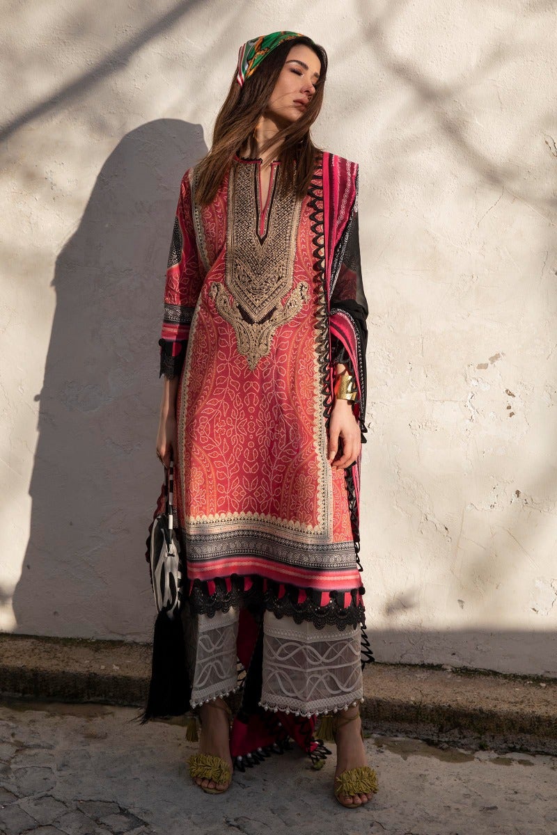 M221-004B-CI | Sana Safinaz Muzlin Spring Collection 2022 Vol 1 | Unstitched Printed Lawn Suits