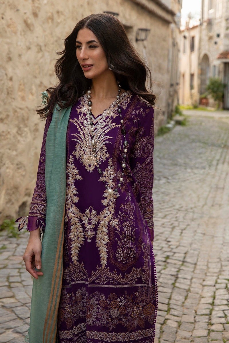 M221-005A-CU | Sana Safinaz Muzlin Spring Collection 2022 Vol 1 | Unstitched Printed Lawn Suits