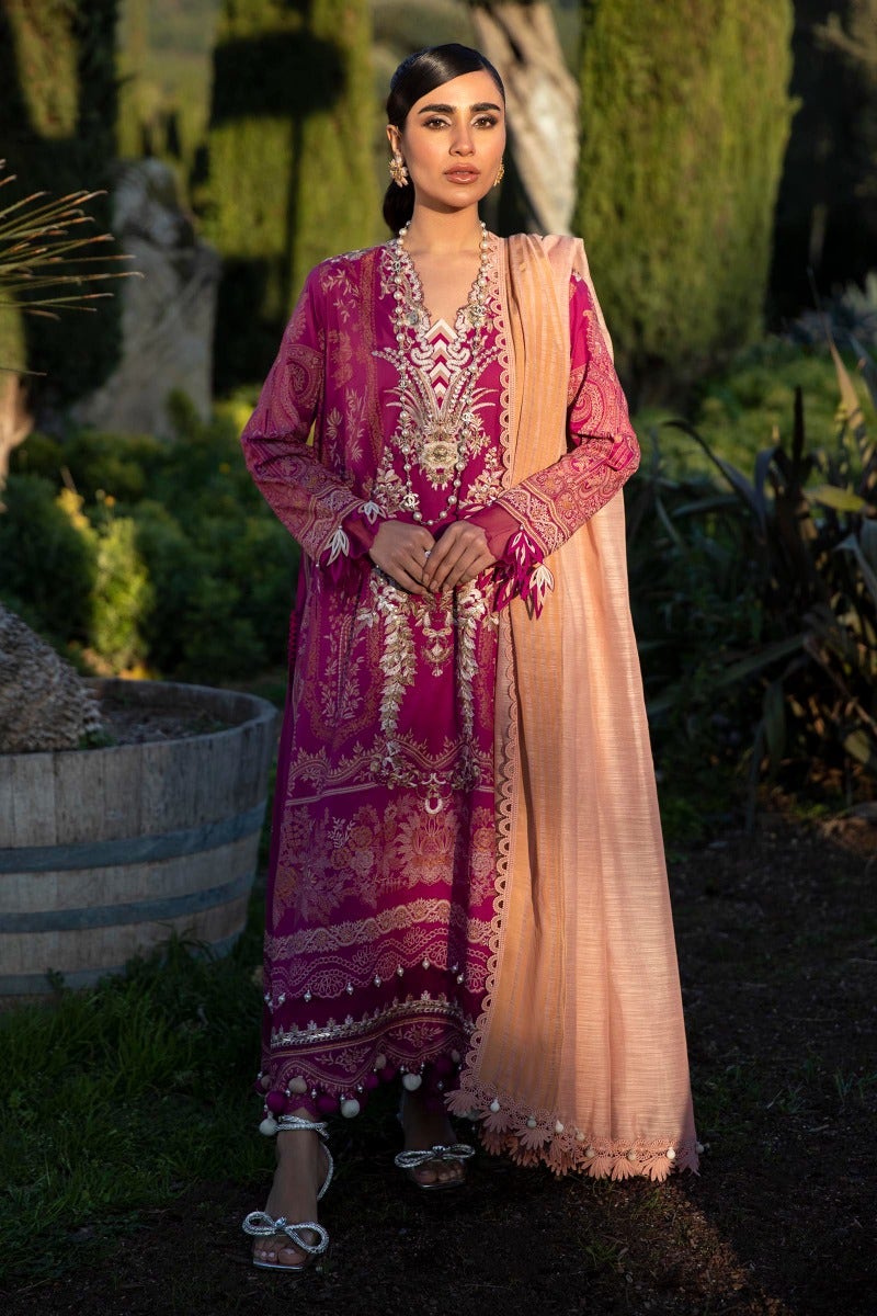 M221-005B-CU | Sana Safinaz Muzlin Spring Collection 2022 Vol 1 | Unstitched Printed Lawn Suits