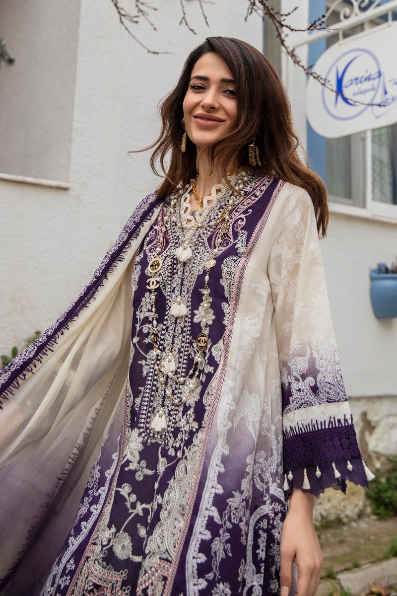 M221-006A-AI | Sana Safinaz Muzlin Spring Collection 2022 Vol 1 | Unstitched Printed Lawn Suits