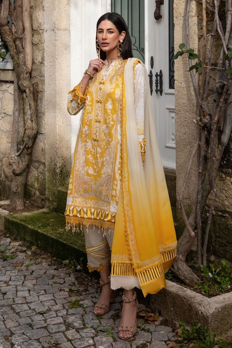 M221-006B-AI | Sana Safinaz Muzlin Spring Collection 2022 Vol 1 | Unstitched Printed Lawn Suits