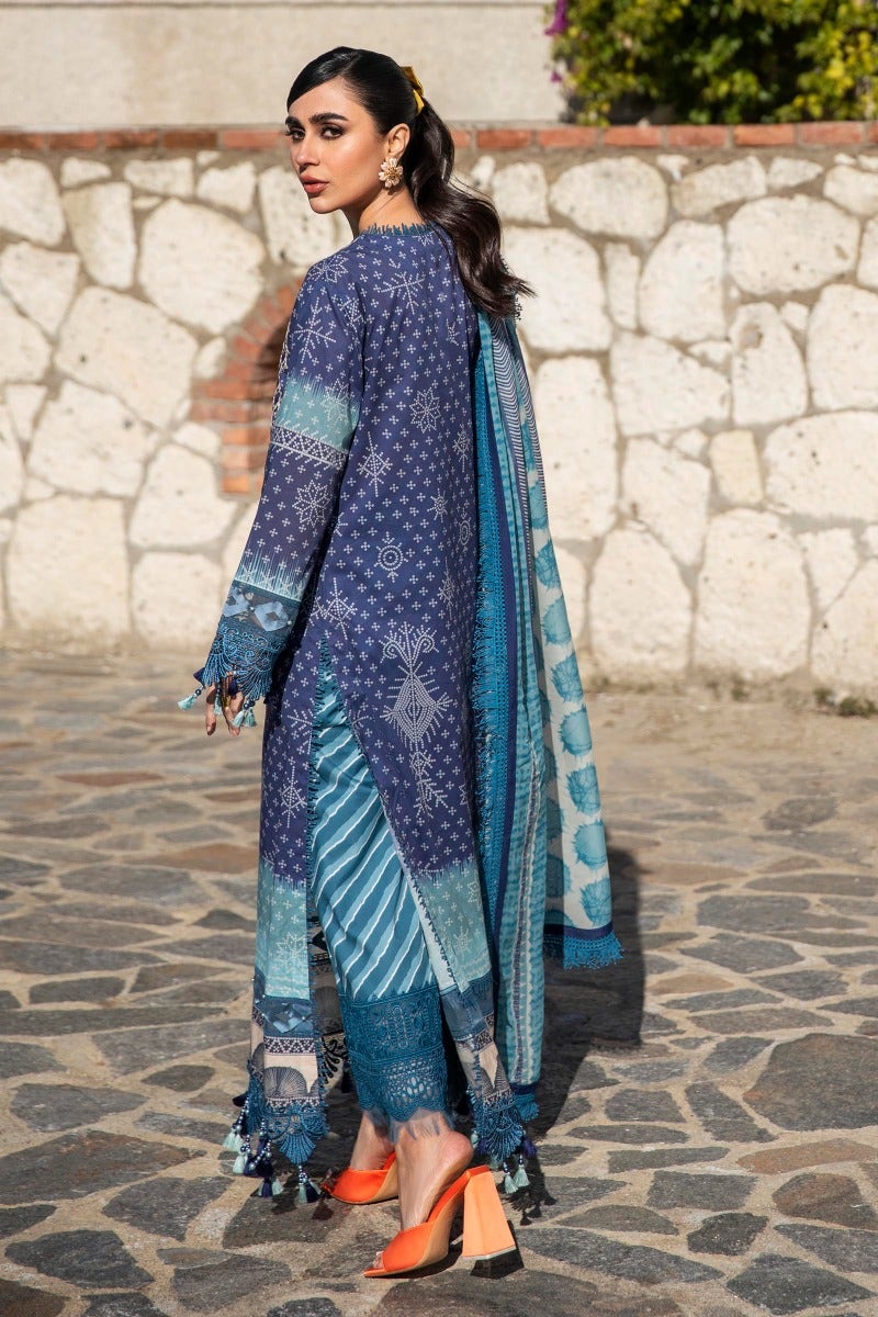 M221-008A-CI | Sana Safinaz Muzlin Spring Collection 2022 Vol 1 | Unstitched Printed Lawn Suits