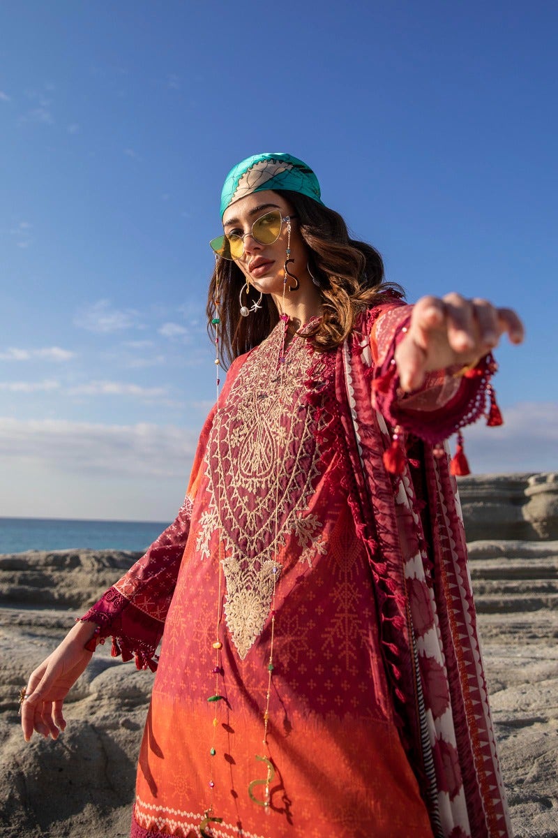 M221-008B-CI | Sana Safinaz Muzlin Spring Collection 2022 Vol 1 | Unstitched Printed Lawn Suits