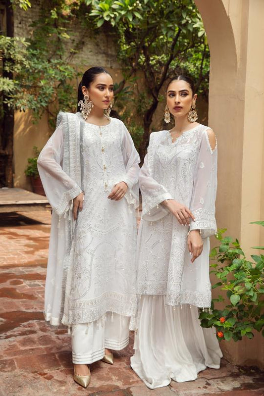 Shahnoor | Alizeh Embroidered Chiffon Festive Collection Shahtaj | Unstitched Embroidered Chiffon Suits