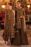 IMC-07 GOLDEN DAYS-3PC | Iznik Meraki Luxury Chiffon Collection 2021 | Unstitched Embroidered Luxury Chiffon Suits