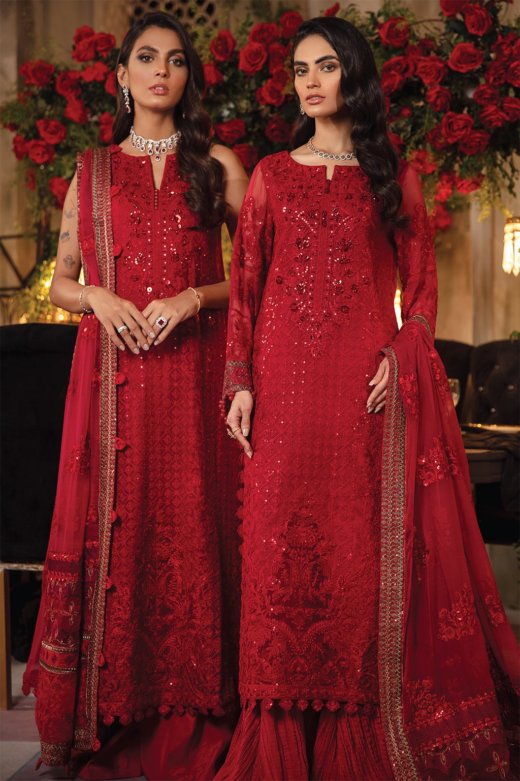 IMC-04 RHYTHM - 3PC | Iznik Meraki Luxury Chiffon Collection 2021 | Unstitched Embroidered Luxury Chiffon Suits