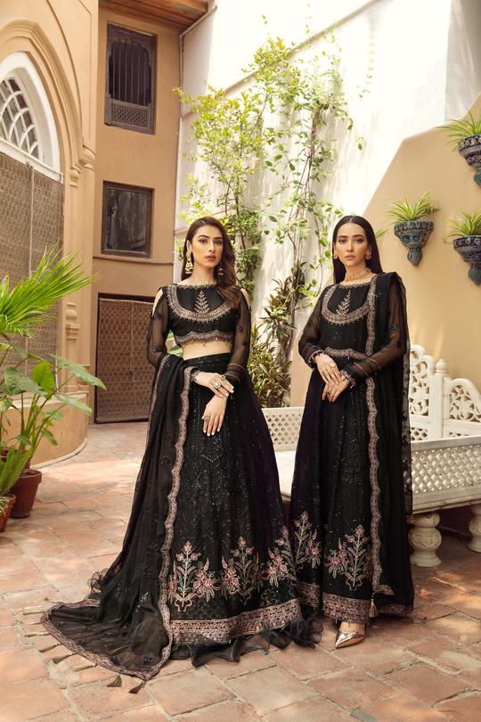 Zebaish | Alizeh Embroidered Chiffon Festive Collection Shahtaj | Unstitched Embroidered Chiffon Suits