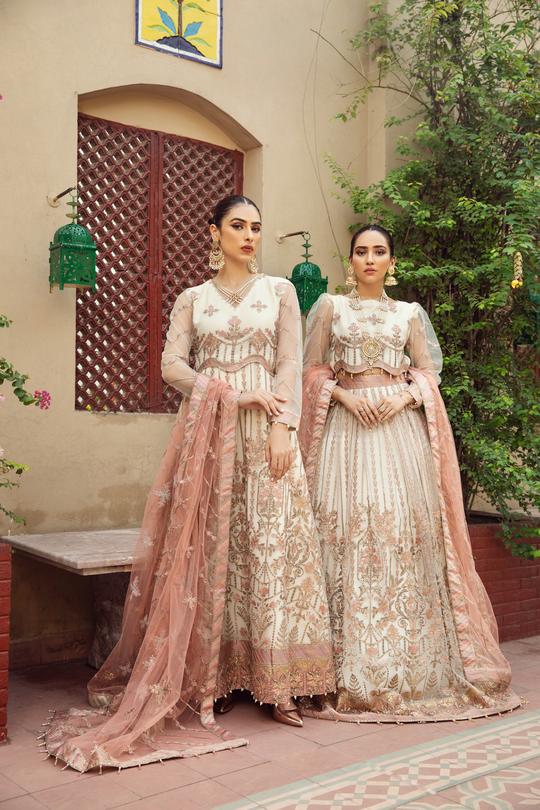Zevar | Alizeh Embroidered Chiffon Festive Collection Shahtaj | Unstitched Embroidered Chiffon Suits