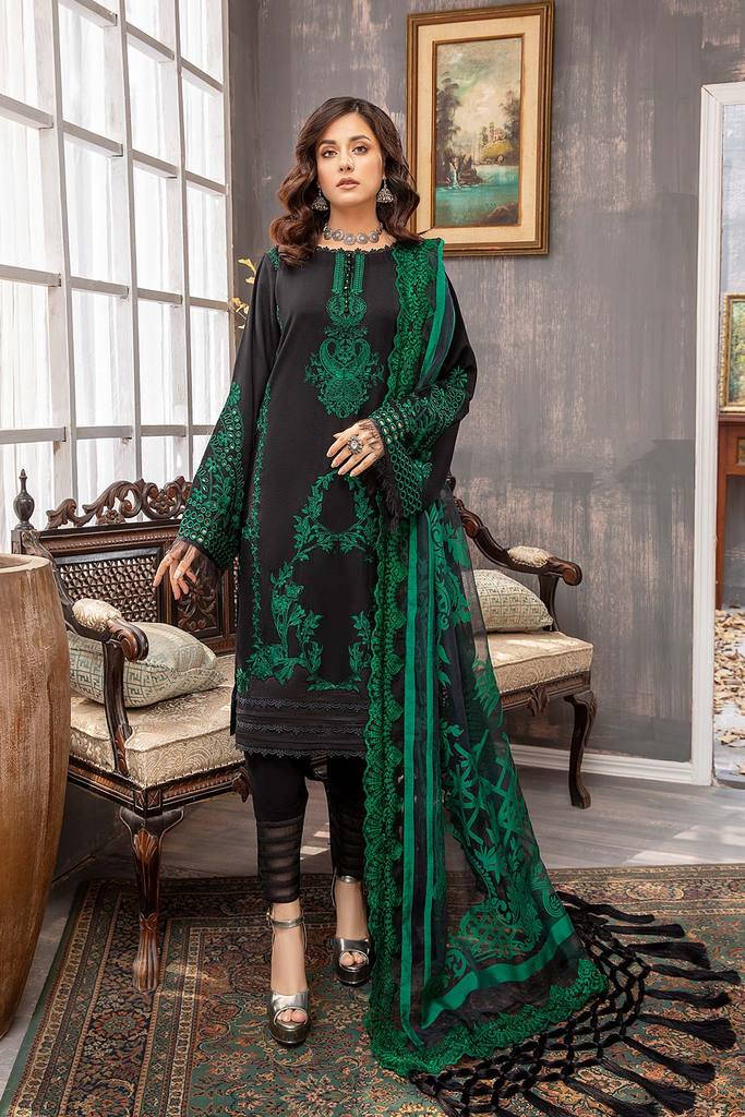 CKR-001 | Charizma Viscose Karandi Collection Winter Volume 1 2021-2022 | Unstitched Embroidered Viscose Karandi Suits