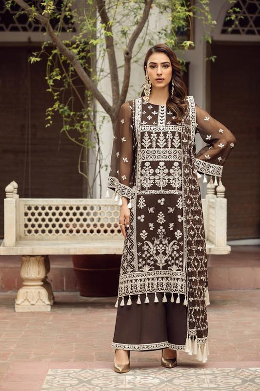 Naqsh | Alizeh Embroidered Chiffon Festive Collection Shahtaj | Unstitched Embroidered Chiffon Suits