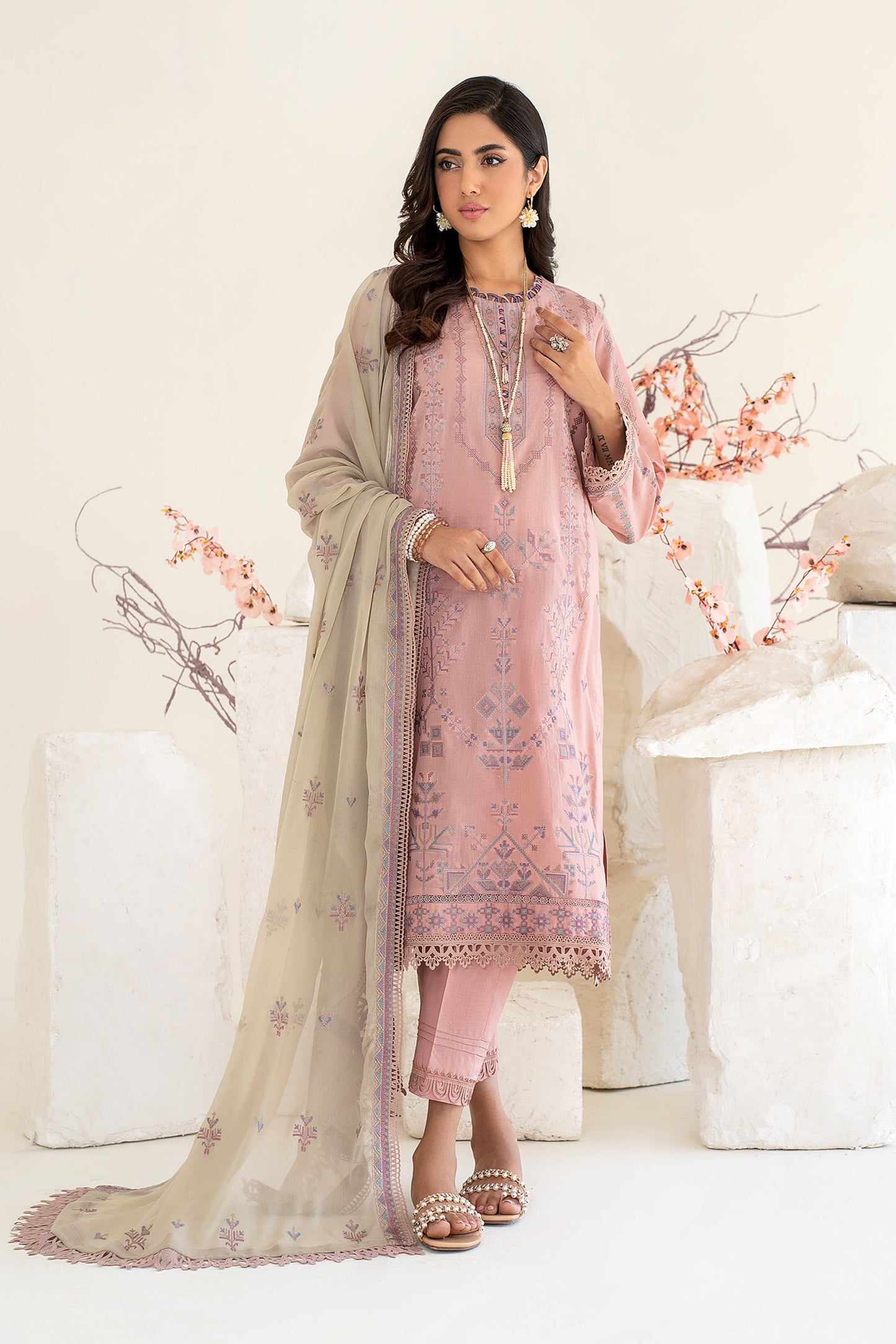 ZEL 02 Fiona | Zarif Unstitched Lawn | Eid Ul Adha Collection23